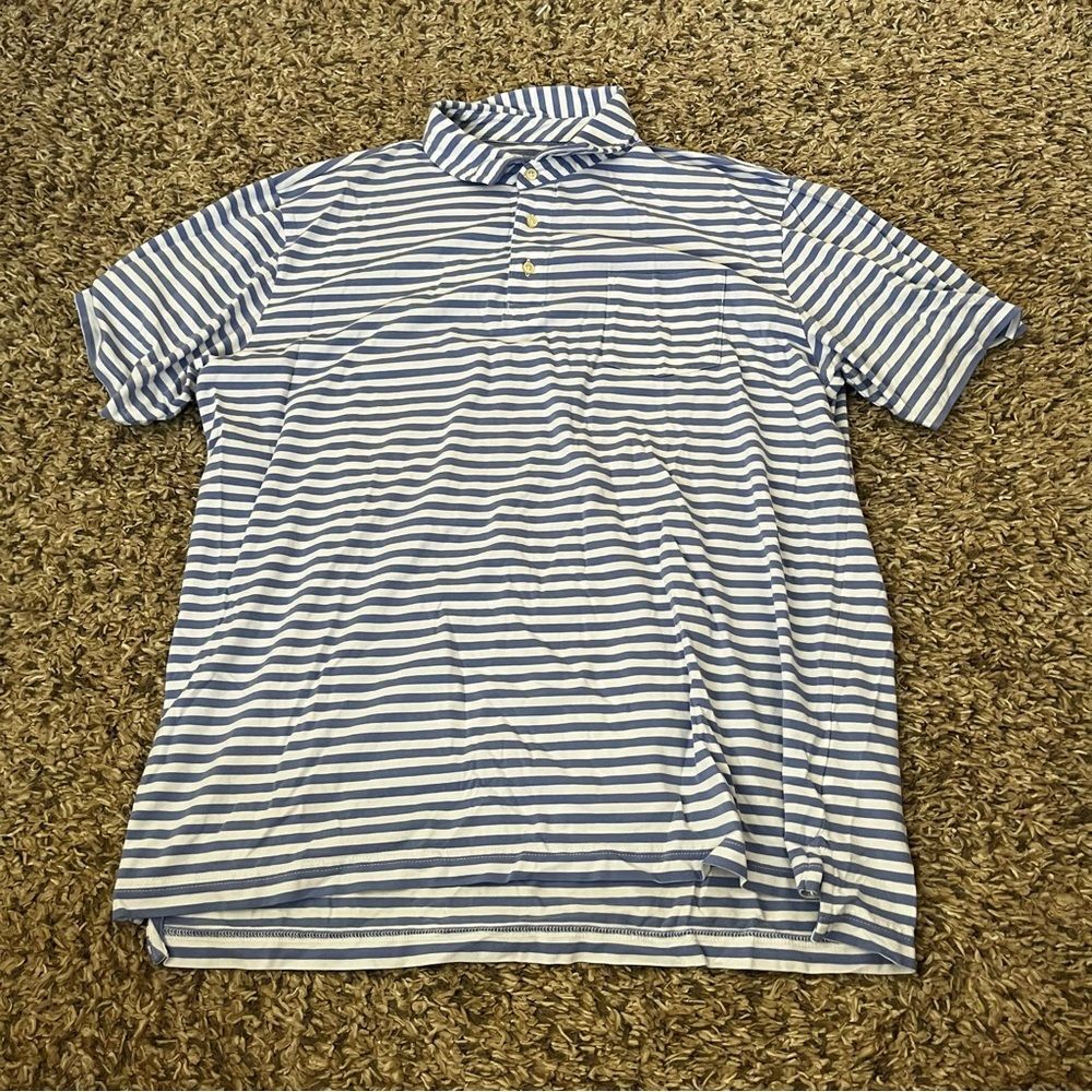 Peter millar drirelease® Natural Touch Polo short sleeve polo size large